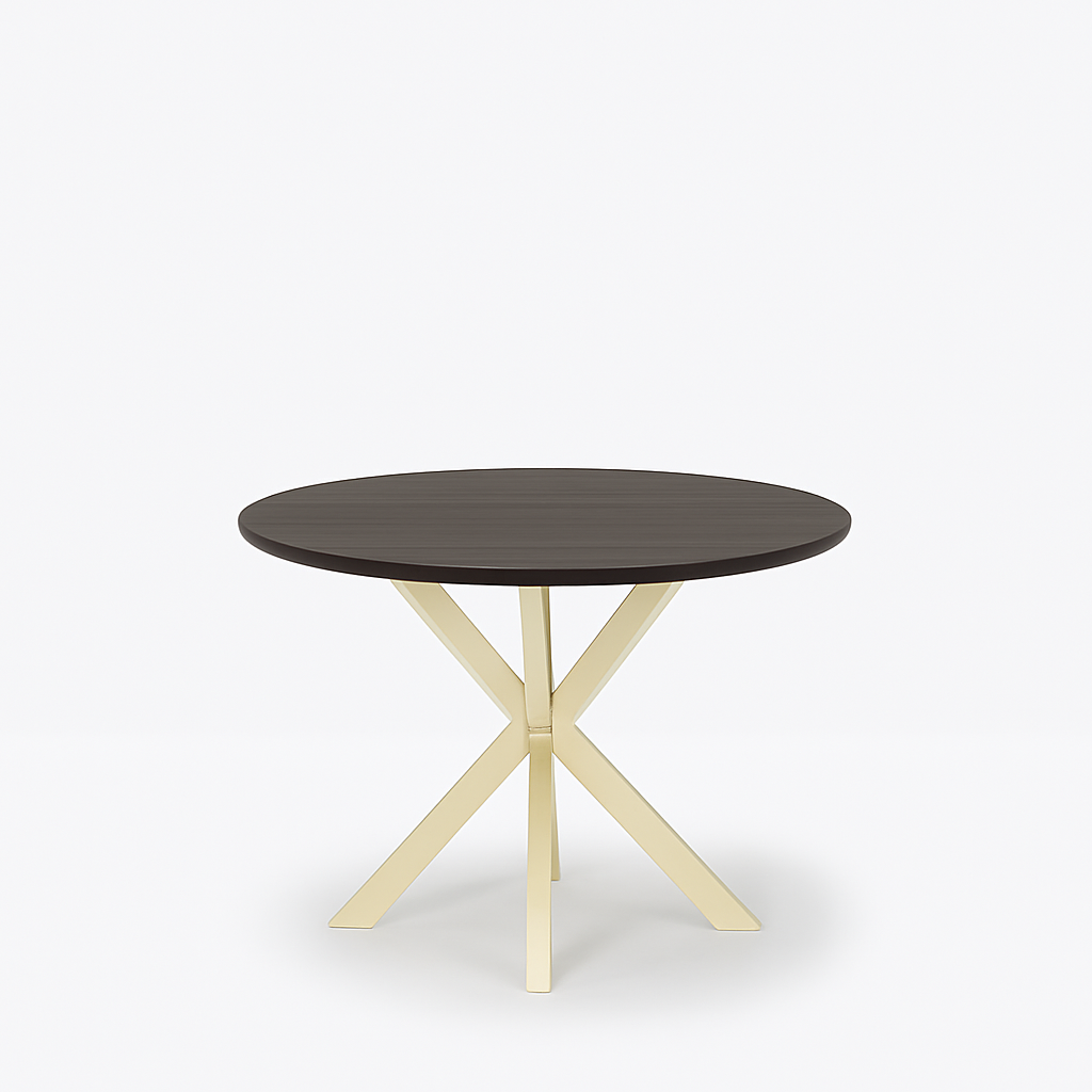 001 Yuvarlak Ceviz Masa (1015)