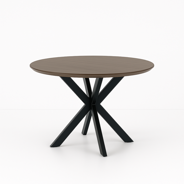 001 Yuvarlak Ceviz Masa (9005)