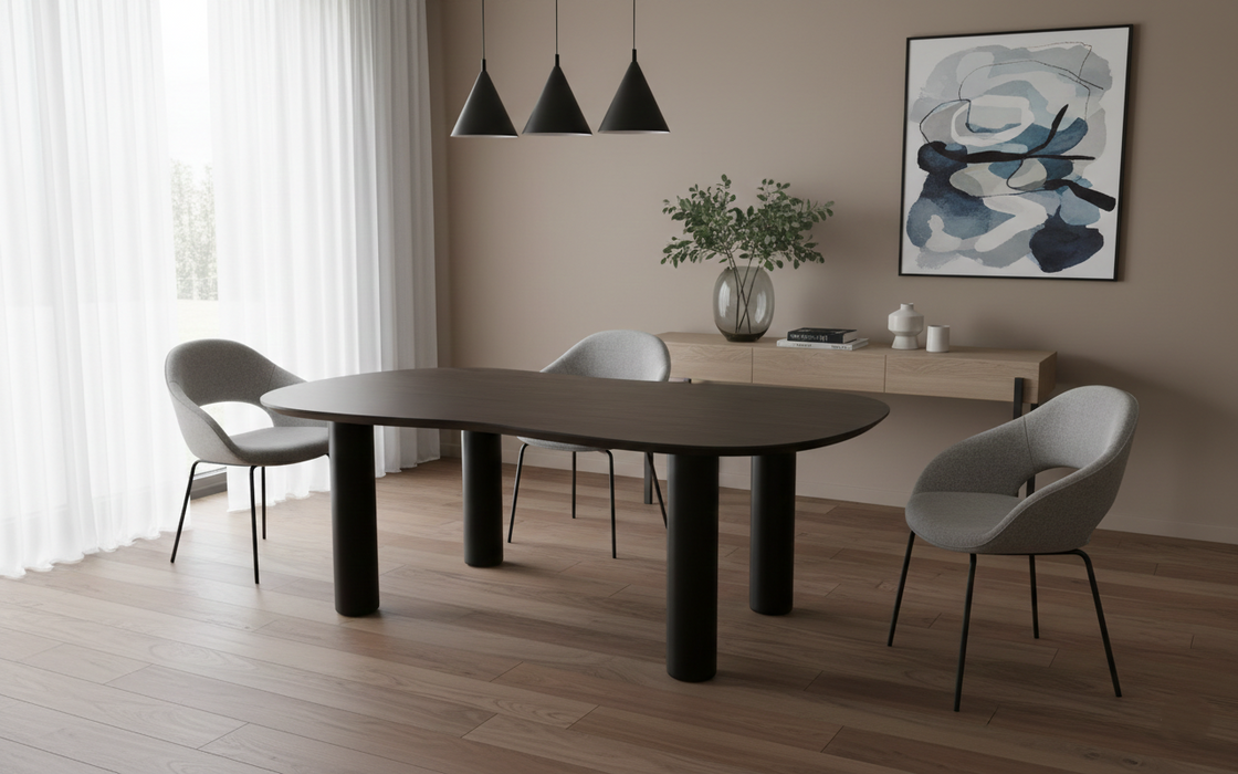 Bodrum Ceviz Ahşap Masa XL