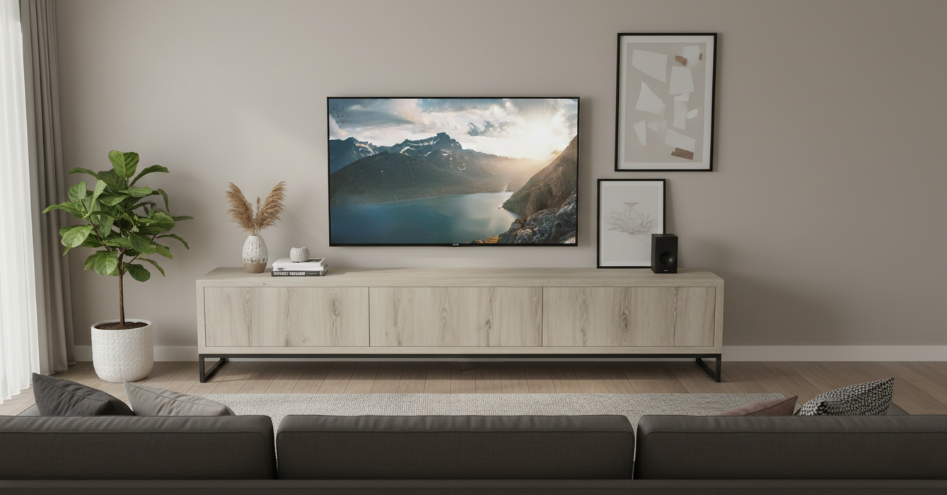 240 cm Otantik Meşe TV Ünitesi