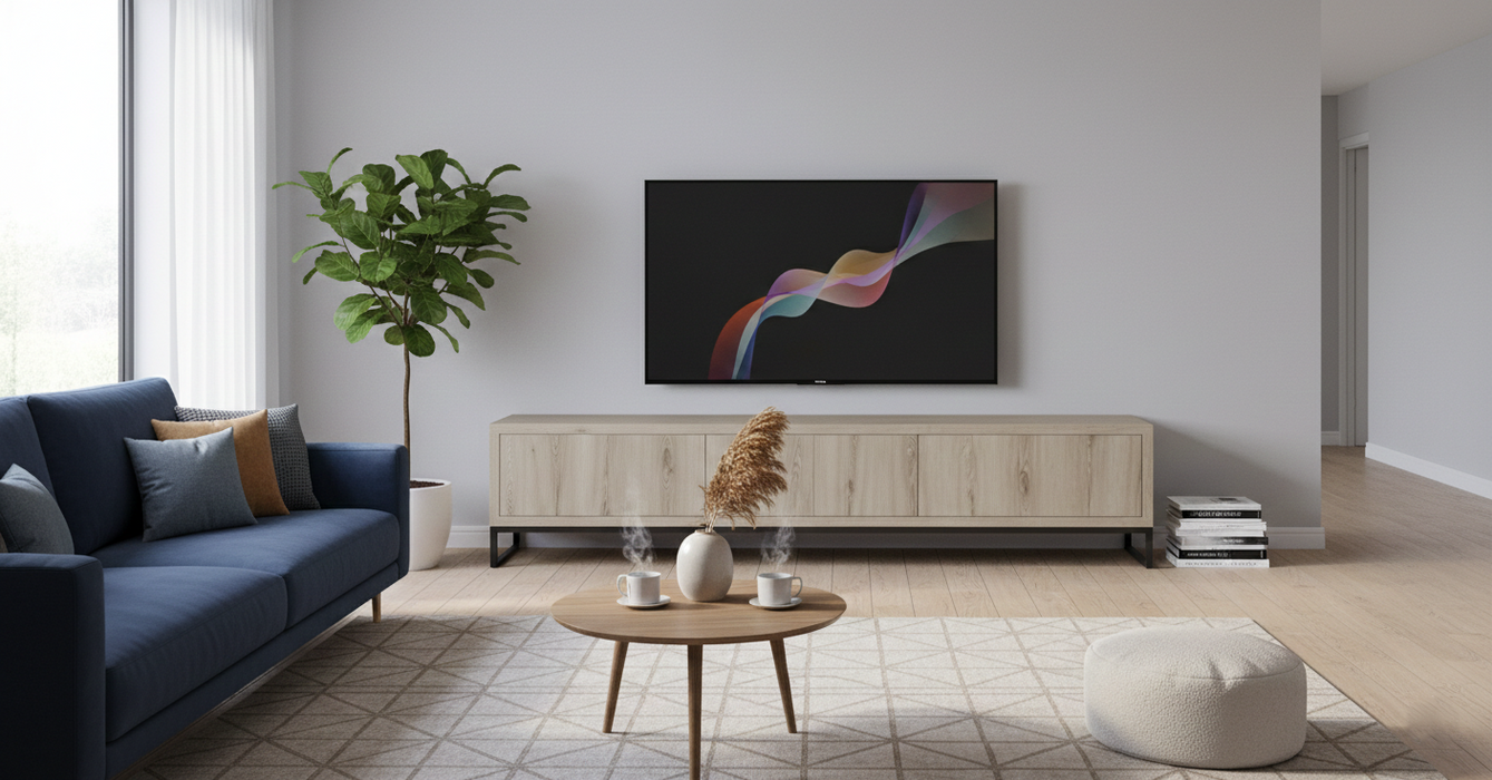 240 cm Otantik Meşe TV Ünitesi