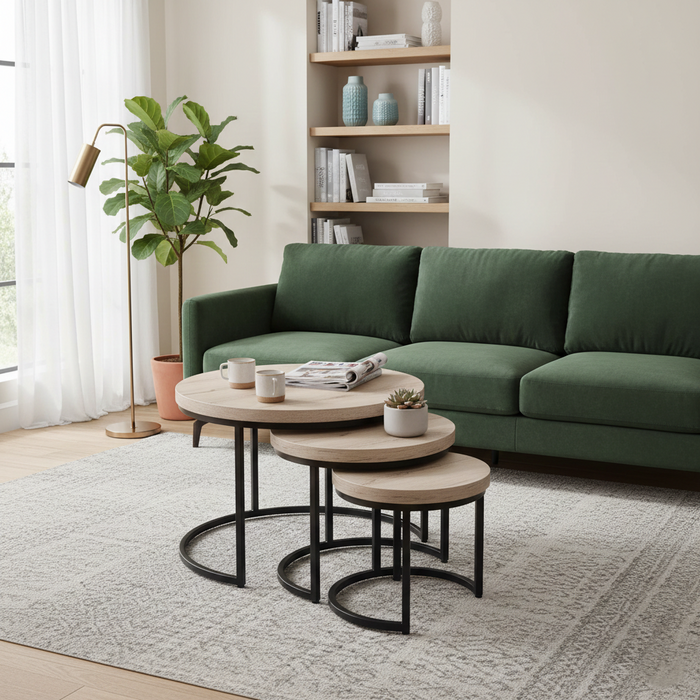 007 Zigon Sehpa Otantik Meşe