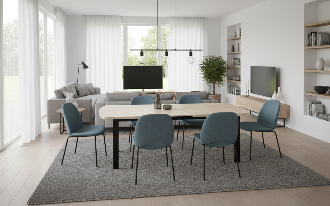 Traverten Açılır Masa