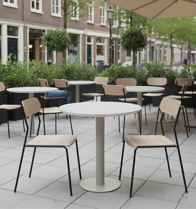 008 Traverten Restoran Masası